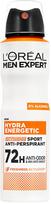 L'Oréal Paris Antiperspirant spray Men Expert Hydra Energetic (Extreme Sport Anti-Perspirant) 150 ml 150ml