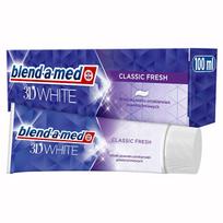 Blend-a-med Whitening toothpaste 3D White Classic Fresh Dantų balinimui Dantų balinimo priemonė