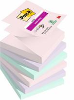 Lipnūs lapeliai 3M Post-it® Z-Notes Super Sticky Soulful 76x76mm 6vnt/pak 90L