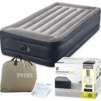 Pripučiamas vienvietis čiužinys su įmontuota elektrine pompa 191x99x42 cm INTEX 64132