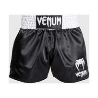 Venum Classic Muay Thai šortai, juoda/balta/balta