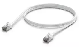 Tinklo kabelis Ubiquiti UACC-Cable-Patch-Outdoor-C6A-1M-W RJ-45 Cat6a 1m Baltas
