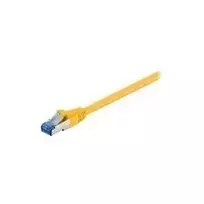 Wentronic Goobay CAT 6a Patch Laidas, S/FTP (PiMF), Geltonas, 3 m - LSZH Halogen-Free, Varis (93781)