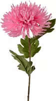 Mondex Since 1986 VIRIDIS Dirbtinė gėlė CHRIZANTEMA 75cm rožinė