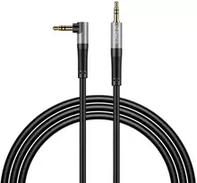 Orico AXW Mini Jack 3.5mm kištukas-kištukas kampinis garso kabelis 2m - Juodas