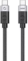 Orico CC240 USB-C į USB-C PD kabelis 240W 480Mbps 1.5m - Juodas
