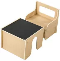 Montessori nujunkymo stalo ir kėdės komplektas