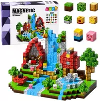 Lean Toys Magnetinis konstruktorius „Fantazijų pasaulis“, 100 detalių