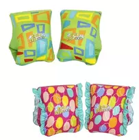 Bestway Swim Safe ABC AquaStar audinio pripučiamos plaukimo juostos, S/M, berniukams/mergaitėms, audinio, įvairių spalvų
