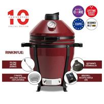 Anglinis grilis Kamado Bono Evo Minimo Raudonas