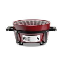 Apvalus stalo grilis Kamado Bono Hibachi Evo raudonas