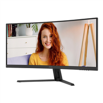 AOC CU34B3E Curved 34" 3440x1440/21:9/300cd/m2/4ms HDMI, DisplayPort, USB, Audio out | AOC
