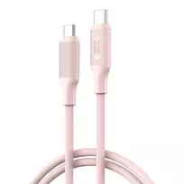 XO NB-Q265B data transfer and charging cable | USB-C to USB-C | PD | 60W | 1m | pink