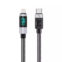 Orico LDC2L data transfer and charging cable | USB-C to Lightning | PD | 29W | with LED display | 1.5m | black