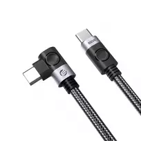 Orico C2C PD100W Laptop Fast Charging Cable (Right Angle) black 0.5m