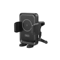 XO car holder WX046 with wireless inductive charger 15W black air vent