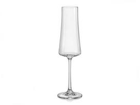 Šampano taurių komplektas Bohemia Crystalex Xtra Optic, stiklas, 0.210 l