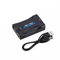 RoGer Adapter to Transfer SCART to HDMI Signal (+Audio) Black RG-SCART-HDMI-CON-BK