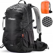 Turistinė kuprinė Beon XB540 30L, žygio, kalnų, unisex, tvirta, juoda
