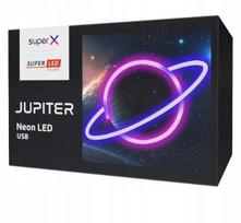 SuperLED sieninis LED neono šviestuvas, naktinė lempa, planeta Jupiter, USB 5V