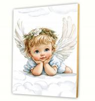 Angeliukas Angelas Sargas ant drobės vaikams 30x40cm religinė dovana #903