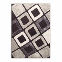 Modernus smėlio spalvos kilimas 200x300, neslystantis, svetainei ir miegamajam