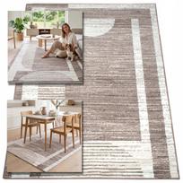 Modernus smėlio spalvos kilimas, 100x150 cm – stilingas akcentas svetainei, miegamajam ar virtuvei