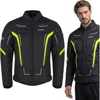 Vyriška vasarinė motociklininko striukė W-TEC Mirelio - Juoda-fluo