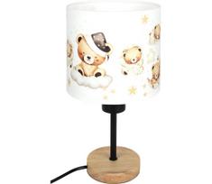 Brilagi - Stalinis šviestuvas BOBO WOOD 1xE27/25W/230V ąžuolas/juoda/balta/meškiukai