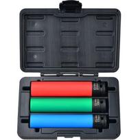 1/2'' Prailgintų smūginių galvučių rato raktams rinkinys 3vnt. L150mm