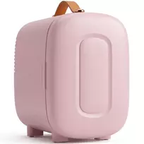 HOMCOM Mini šaldytuvas grožio šaldytuvas, 4 L talpa, 20,3 x 26,3 x 28 cm, rožinis