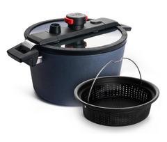 WOLL liejinio puodas su dangčiu "Diamond Active Lite", Ø 28 cm, 7,5 l, su įdėklu
