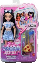 Lėlė su priedais Mattel Barbie Dream Besties Weekend Getaway Renee JMV19, 30 cm, mėlyna sp.