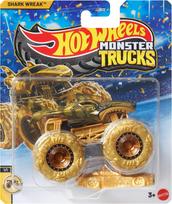 Žaislinis automobilis Mattel Hot Wheels Monster Truck Shark Wreak JJB12, 1:64, aukso sp.