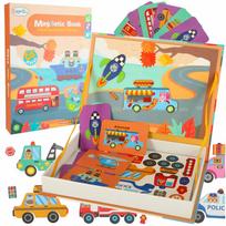 Magnetinė dėlionė „Transportas“