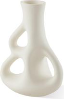 Polspotten Vaza Three Ears 21 cm, balta
