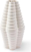Polspotten Vaza Mille-Feuille 44 cm, balta