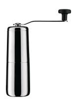 Alessi - Coffee Grinder In 18/10 Stainless Steel With Knob In Thermoplastic Resin - Kavos malūnėlis - Sidabro