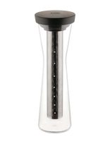 Alessi - Carafe For Cold Brew Coffee In Borosilicate Glass And Thermoplastic, Brown Filter In 18/10 - Kavos virimo aparatai - Ruda