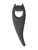 Alessi - Bottle Opener In Thermoplastic, Anthracite - Butelių atidarytuvai ir vyno kamščiai - Pilka