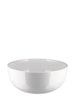 Alessi - Salad Bowl In White Porcelain - Salotų dubenėlis - Balta