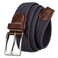 Unisex pilkas medžiaginis diržas su klasikine sagtimi Rovicky D33996
