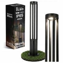 Smartled lauko LED sodo šviestuvas, stovintis 80 cm, IP65, 12W, juodas, 230V