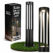 Išorinis LED sodo šviestuvas 60 cm IP65 stovas 12 W juodas 230 V