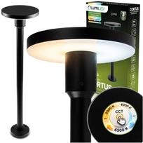 Lauko šviestuvas stovintis LED stulpas 80cm 12W 3 šviesos spalvos