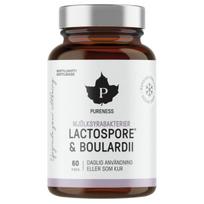 Puhdistamo - LactoSpore® & Boulardii gerosios bakterijos, 30 kapsulių