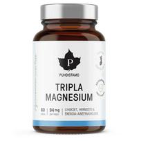 Puhdistamo - Tripla Magnesium magnis (malatas, bisglicinatas, tauratas), 60 kapsulių