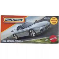 Matchbox: mažas automobilis popierinėje dėžutėje 2002 m. Mazda RX-7 Spirit R