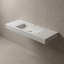 Akmens masės praustuvas Vispool F-1200, 1200 x 450 x 95 mm, baltas