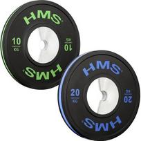HMS olimpinis guminis svorio diskas BTBR, 10 kg - 20 kg
